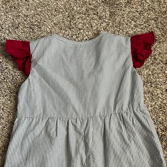 LITTLE BEAR SMOCKS GINGHAM ALABAMA ROMPER - Picture 8 of 8